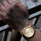 LEFF amsterdam - T40 - Horloge - Leer - Goud/Bruin - Ø 40mm