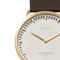 LEFF amsterdam - T40 - Horloge - Leer - Goud/Wit/Bruin - Ø 40mm