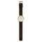 LEFF amsterdam - T40 - Horloge - Leer - Goud/Wit/Bruin - Ø 40mm