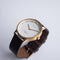 LEFF amsterdam - T40 - Horloge - Leer - Goud/Wit/Bruin - Ø 40mm