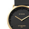 LEFF amsterdam - T40 - Horloge - Leer - Goud/Zwart - Ø 40mm