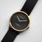 LEFF amsterdam - T40 - Horloge - Leer - Goud/Zwart - Ø 40mm