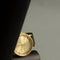 LEFF amsterdam - T40 - Horloge - Leer - Goud/Zwart - Ø 40mm