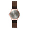 LEFF amsterdam - T40 - Horloge - Leer - Rosé/Bruin - Ø 40mm
