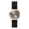 LEFF amsterdam - T40 - Horloge - Leer - Rosé/Zwart - Ø 40mm