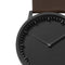 LEFF amsterdam - T40 - Horloge - Leer - Staal/Bruin - Ø 40mm