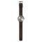LEFF amsterdam - T40 - Horloge - Leer - Staal/Bruin - Ø 40mm
