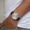 LEFF amsterdam - T40 - Horloge - Leer - Staal/Bruin - Ø 40mm