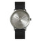 LEFF amsterdam - T40 - Horloge - Leer - Staal/Zwart - Ø 40mm