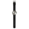 LEFF amsterdam - T40 - Horloge - Leer - Staal/Zwart - Ø 40mm