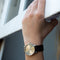 LEFF amsterdam - T40 - Horloge - Leer - Staal/Zwart - Ø 40mm
