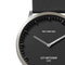 LEFF amsterdam - T40 - Horloge - Leer - Steel/Zwart - Ø 40mm