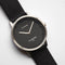 LEFF amsterdam - T40 - Horloge - Leer - Steel/Zwart - Ø 40mm