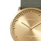 LEFF amsterdam - T40 - Horloge - Nylon - Goud/Grijs - Ø 40mm