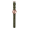 LEFF amsterdam - T40 - Horloge - Nylon - Rosé/Groen - Ø 40mm