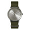 LEFF amsterdam - T40 - Horloge - Nylon - Staal/Groen - Ø 40mm