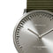 LEFF amsterdam - T40 - Horloge - Nylon - Staal/Groen - Ø 40mm