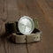 LEFF amsterdam - T40 - Horloge - Nylon - Staal/Groen - Ø 40mm