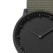 LEFF amsterdam - T40 - Horloge - Nylon - Zwart/Grijs - Ø 40mm