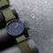 LEFF amsterdam - T40 - Horloge - Nylon - Zwart/Groen - Ø 40mm