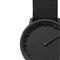 LEFF amsterdam - T40 - Horloge - Nylon - Zwart/Zwart - Ø 40mm