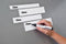 Legamaster magnetisch etikettenband tape 20mm x 3m