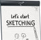 Legamaster SKETCH PRO flipover mobiel stervoet