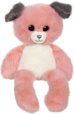 Leggies hondenknuffel - GIPSY TOYS - roze en grijs, 48 cm