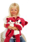 Leggies Kat Knuffel - GIPSY TOYS - Framboos, 48 cm