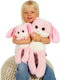 Leggies Konijn Knuffel - GIPSY TOYS - Roze, 48 cm