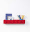 Lego - Boekenplank - Polypropyleen - Rood -