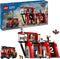 LEGO City Brandweerkazerne en brandweerauto - 60414