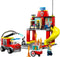 LEGO City De Brandweerkazerne en de Brandweerwagen Set - 60375