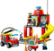 LEGO City De Brandweerkazerne en de Brandweerwagen Set - 60375