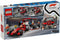 LEGO City F1 pitstop en pitcrew met Ferrari auto - 60443
