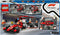 LEGO City F1 pitstop en pitcrew met Ferrari auto - 60443
