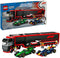 LEGO City F1 truck met RB20 en AMR24 F1® auto's speelset - 60445