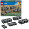 LEGO City Rechte en Gebogen Rails - 60205
