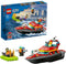 LEGO City Reddingsboot Brand Speelgoed voor Kinderen - 60373