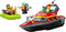 LEGO City Reddingsboot Brand Speelgoed voor Kinderen - 60373