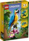 LEGO Creator 3in1 Exotische Papegaai - Kikker - Vis Dieren Speelgoed Set voor Kinderen - 31136