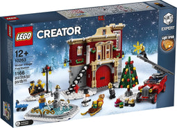 LEGO Creator Expert 10263 Brandweerkazerne in winterdorp