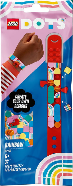 LEGO DOTS Regenboog armband met bedeltjes - 41953