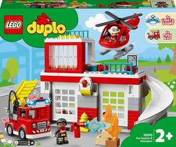 LEGO DUPLO Brandweerkazerne & Helikopter - 10970