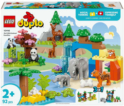 LEGO DUPLO Stad 3-in-1 families van wilde dieren - 10446
