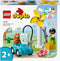 LEGO DUPLO Stad Windmolen en Elektrische Auto Set - 10985