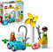 LEGO DUPLO Stad Windmolen en Elektrische Auto Set - 10985