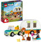 LEGO Friends Kampeervakantie Set met Caravan en Auto en Minipoppetjes- 41726