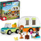 LEGO Friends Kampeervakantie Set met Caravan en Auto en Minipoppetjes- 41726