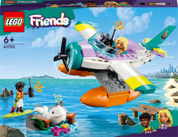 LEGO Friends Reddingsvliegtuig op zee Vliegtuig Speelgoed en Dieren Figuren Set - 41752